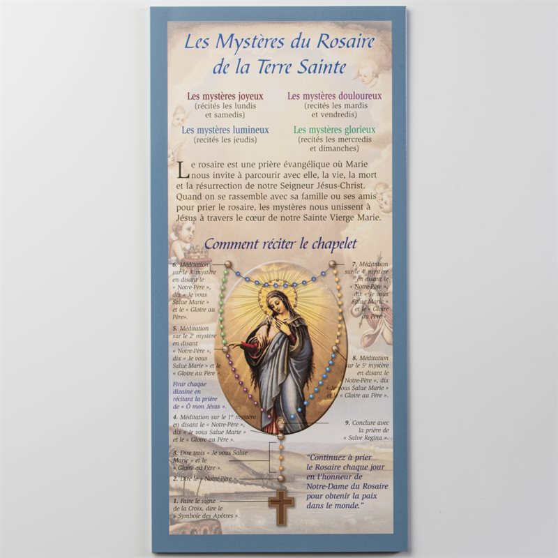 Mysteries of The Rosary Novena in French