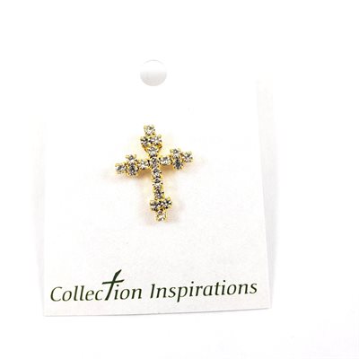 Crystal Cross Pin