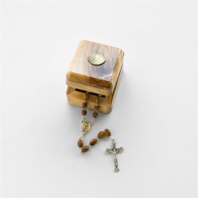 Baptism Rosary Box with Rosary