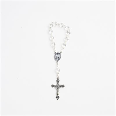 One Decade Rosary Crystal 8mm