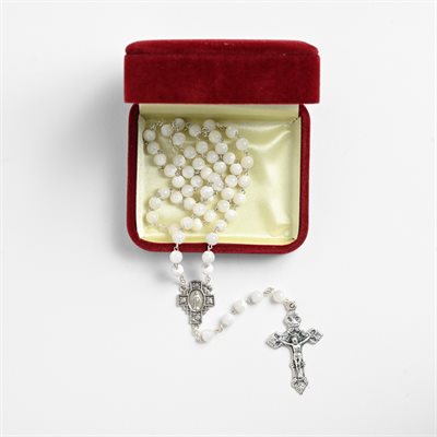 Rosary Mother of Pearl 8MM ROUND