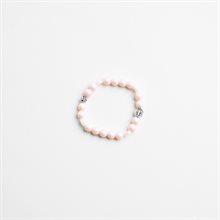 Frosted light rose bracelet