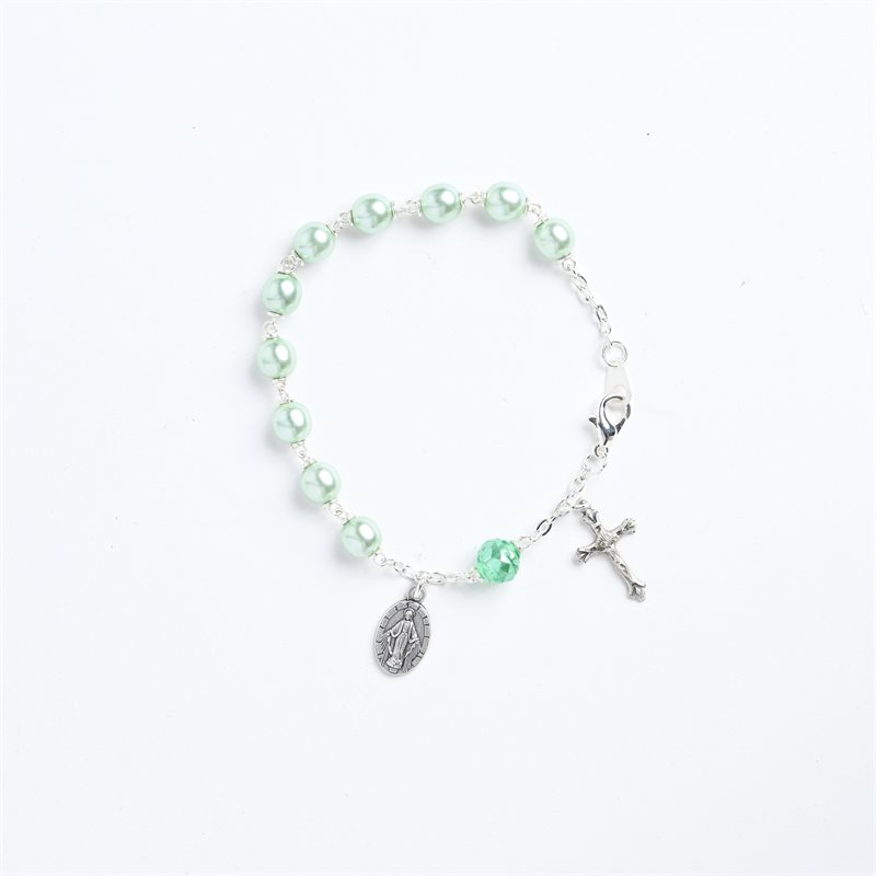 Light green pearl bracelet for the year of HOPE