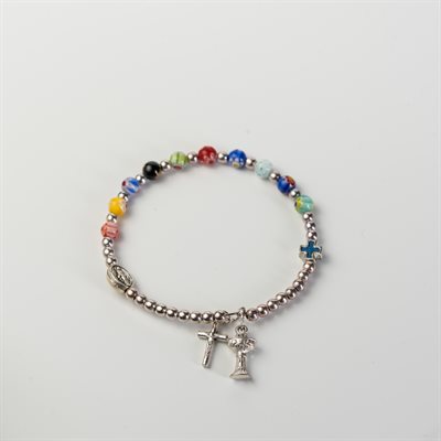 Rosary Bracelet imit Murano with chalice