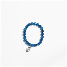 Bracelet en pierre pressée Blue Fire