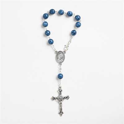 Auto Rosary Blue Carlo Acutis