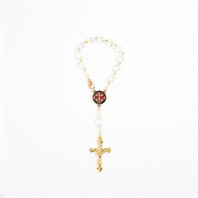 Auto rosary with Our Lady Queen of Palestine