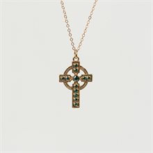 Celtic Cross Pendant with 20" Chain & Box