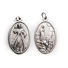 Médaille Divine Miséricorde et Fatima