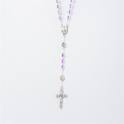 Miraculous Purple Rosary