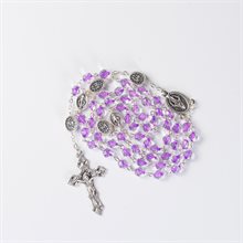 Miraculous Purple Rosary
