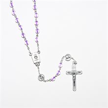 Lourdes Rosary Violet