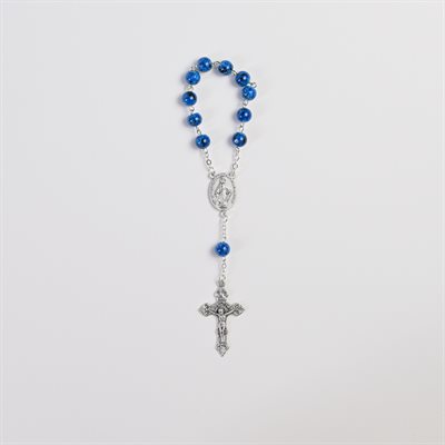 One Decade Rosary Blue