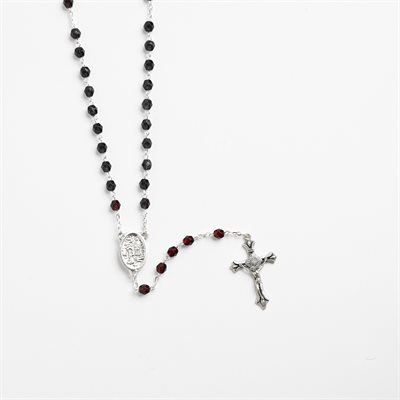 ROSARY F.P. 6MM GRENAT Lourdes Relic Center