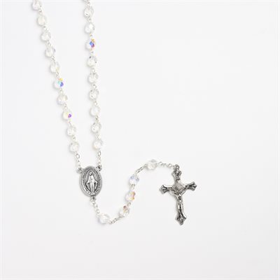 ROSARY F.P. 7MM CLEAR AB