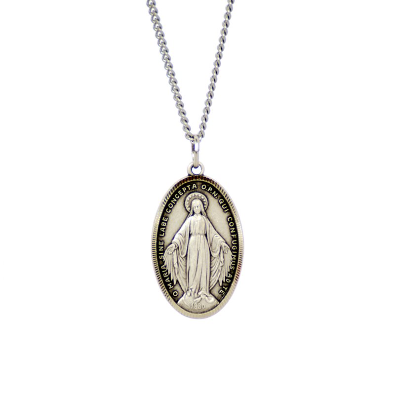 Silver Plated Miraculous Medal