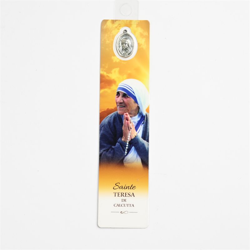 St Teresa of Calcutta Bookmark in French