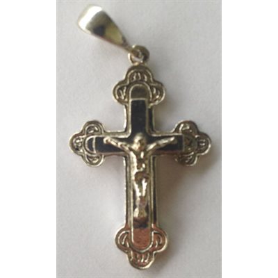 Crucifix Jérusalem en argent Sterling