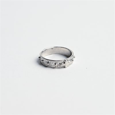 Rosary Ring Sterling Silver (medium)