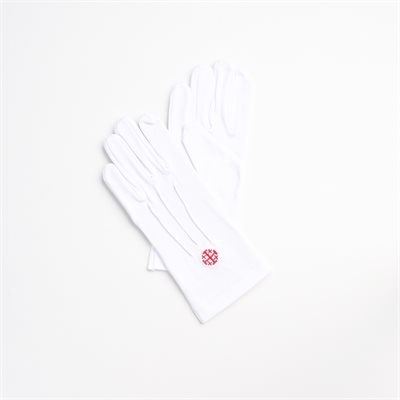White gloves Small with embroidered Jerusalem cross