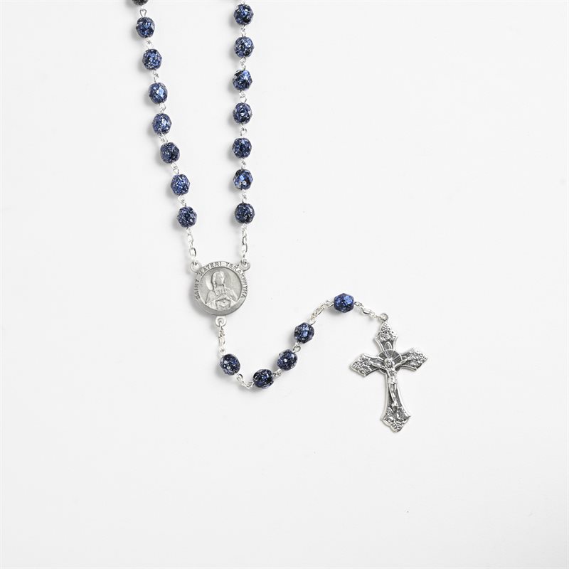 Rosary Blue / Kateri Relic