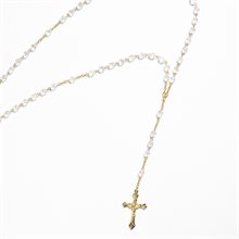 Cristal Rosary Gold no Center