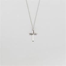 Silver Cross on Chain