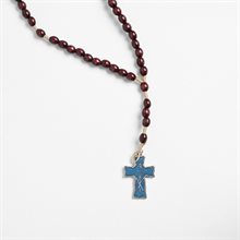 Rosary brown / Divne mercy cross