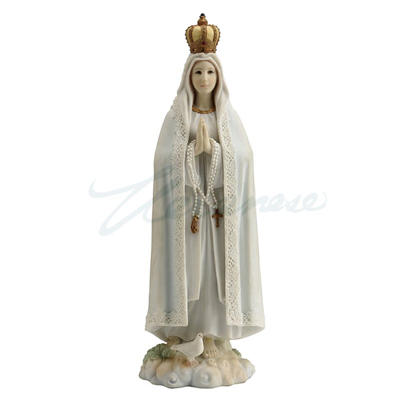 FATIMA couleur statue 10 5 / 8"