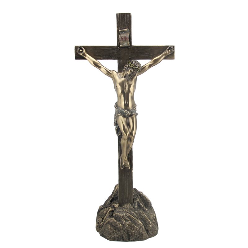 Crucifix and Stand - Bronze