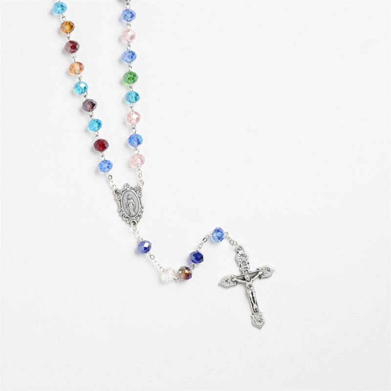 Multicolour Crystal Rosary